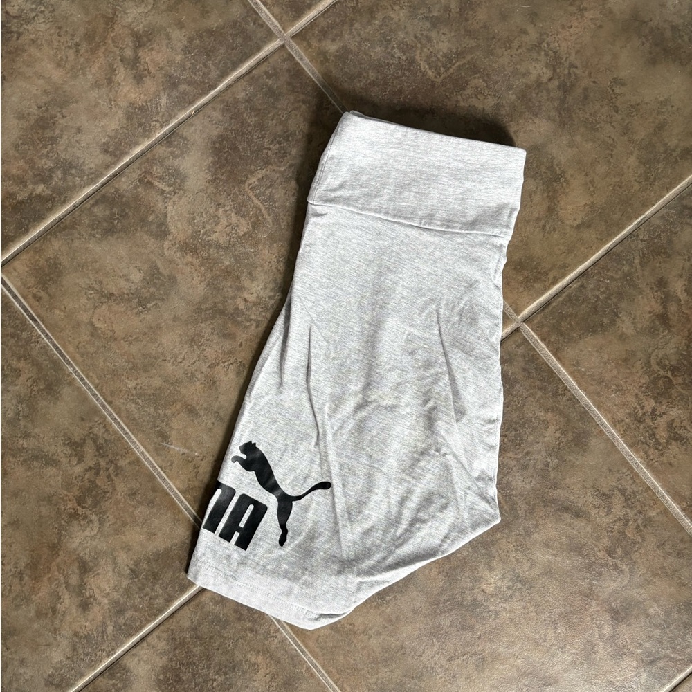 Puma Light Gray Athletic Leggings